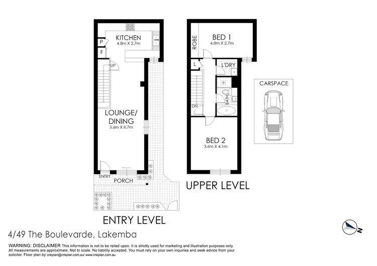 Floorplan of Homely townhouse listing, 4/49 The Boulevarde, Lakemba NSW 2195