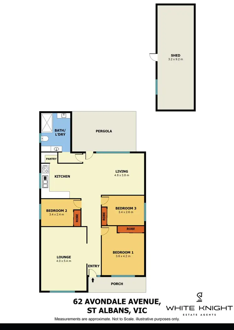 Floorplan of Homely house listing, 62 Avondale Avenue, St Albans VIC 3021