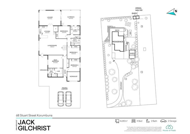 Floorplan of Homely house listing, 68 Stuart Street, Korumburra VIC 3950