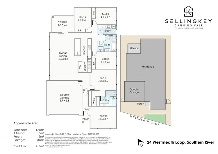 Floorplan of Homely house listing, 24 Westmeath Loop, Southern River WA 6110