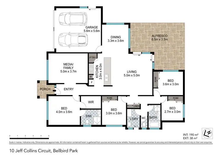 Floorplan of Homely house listing, 10 Jeff Collins Circuit, Bellbird Park QLD 4300