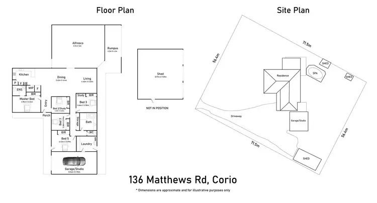 Floorplan of Homely house listing, 132-136 Matthews Road, Corio VIC 3214