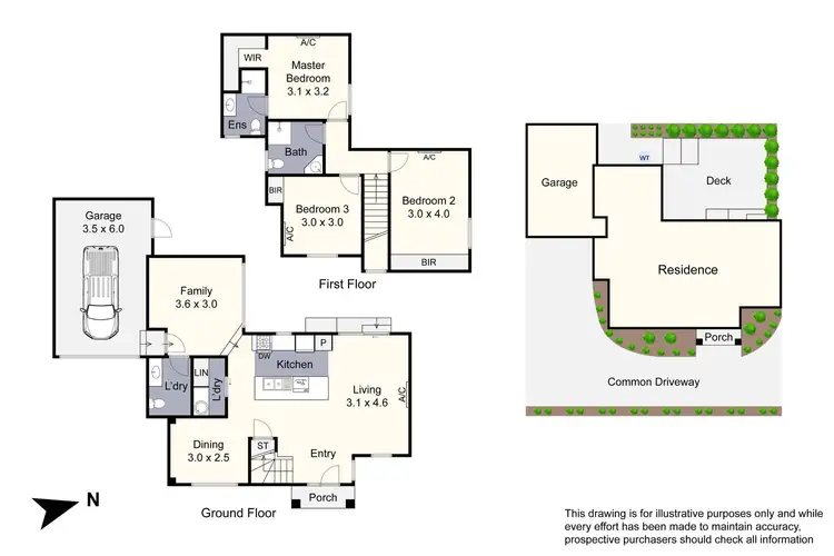 Floorplan of Homely townhouse listing, 2/4 Joffre Street, Noble Park VIC 3174