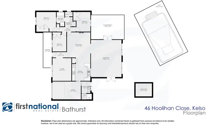 Floorplan of Homely house listing, 46 Hoolihan Close, Kelso NSW 2795