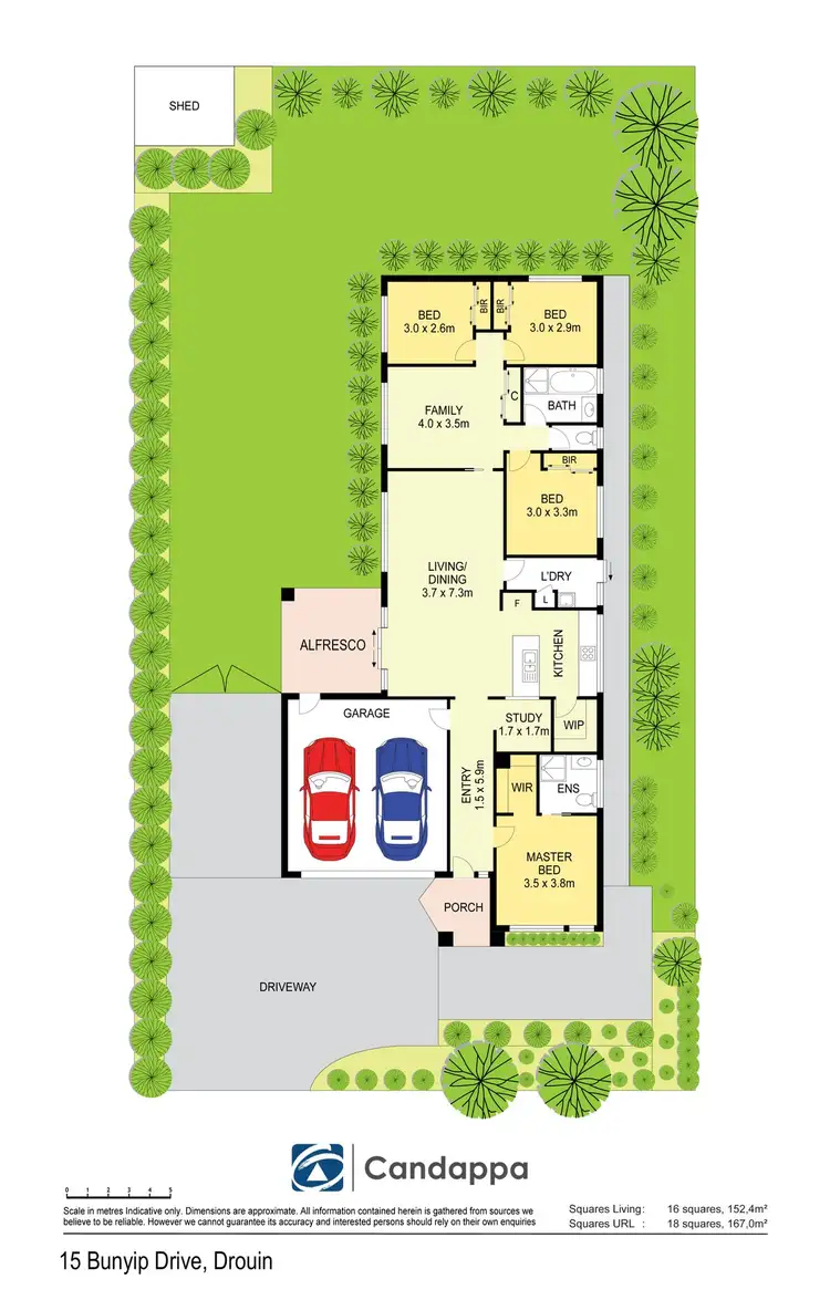 Floorplan of Homely house listing, 15 Bunyip Drive, Drouin VIC 3818