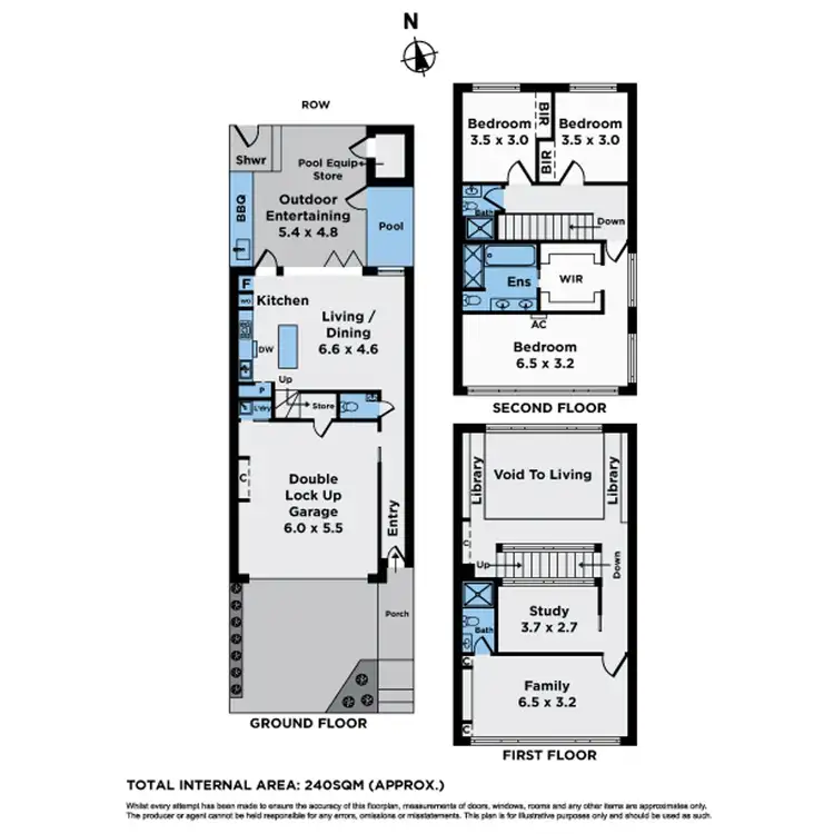 Floorplan of Homely house listing, 10 The Grove, Ascot Vale VIC 3032