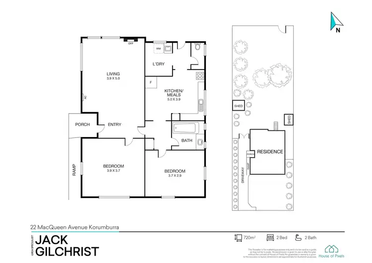Floorplan of Homely house listing, 22 Macqueen Avenue, Korumburra VIC 3950