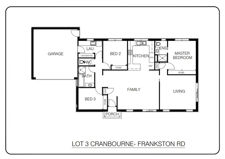 Floorplan of Homely land listing, 2 & 3/144 Cranbourne-Frankston Road, Langwarrin VIC 3910