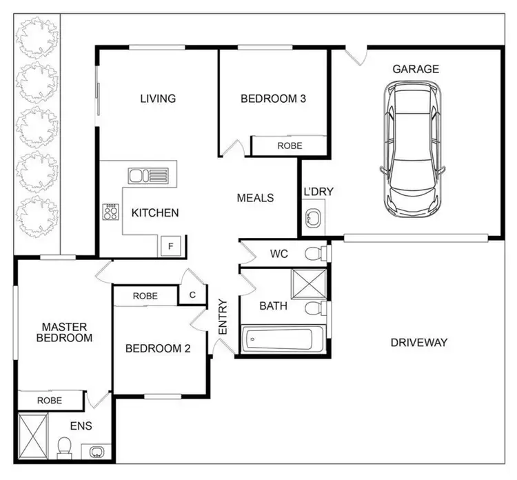 Floorplan of Homely house listing, 2/12 Spaniel Lane, Pakenham VIC 3810