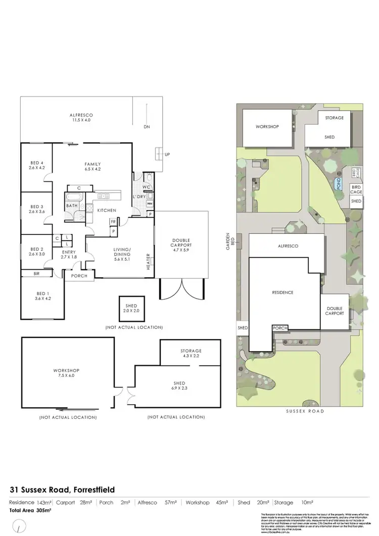 Floorplan of Homely house listing, 31 Sussex Road, Forrestfield WA 6058