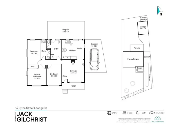 Floorplan of Homely house listing, 16 Byrne Street, Leongatha VIC 3953