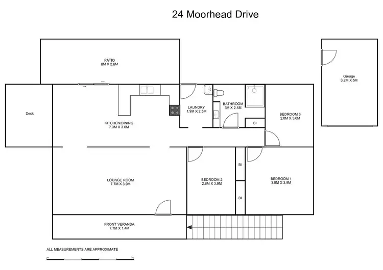 Floorplan of Homely house listing, 24 Moorhead Drive, South Grafton NSW 2460