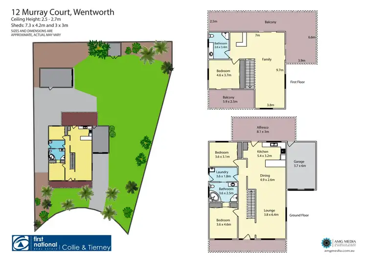 Floorplan of Homely house listing, 12 Murray Court, Wentworth NSW 2648