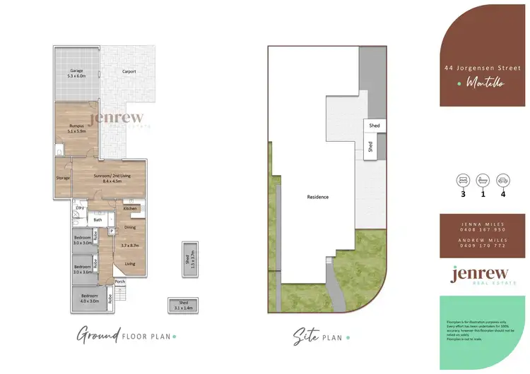 Floorplan of Homely house listing, 44 Jorgensen Street, Montello TAS 7320