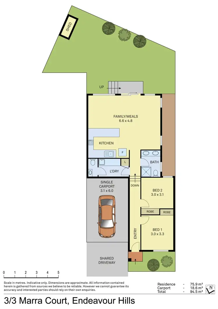 Floorplan of Homely house listing, 3/3 Marra Court, Endeavour Hills VIC 3802