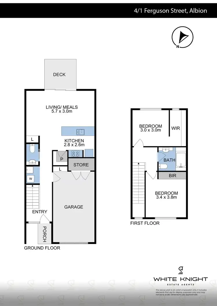 Floorplan of Homely townhouse listing, 4/1 Ferguson Street, Albion VIC 3020
