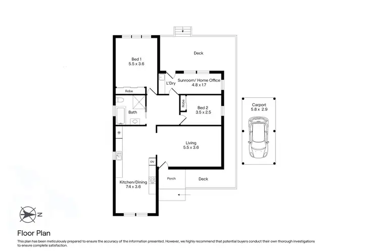 Floorplan of Homely house listing, 21 Morris Road, Woodend VIC 3442