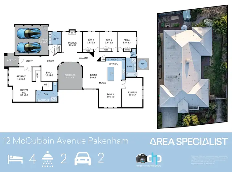Floorplan of Homely house listing, 12 McCubbin Avenue, Pakenham VIC 3810