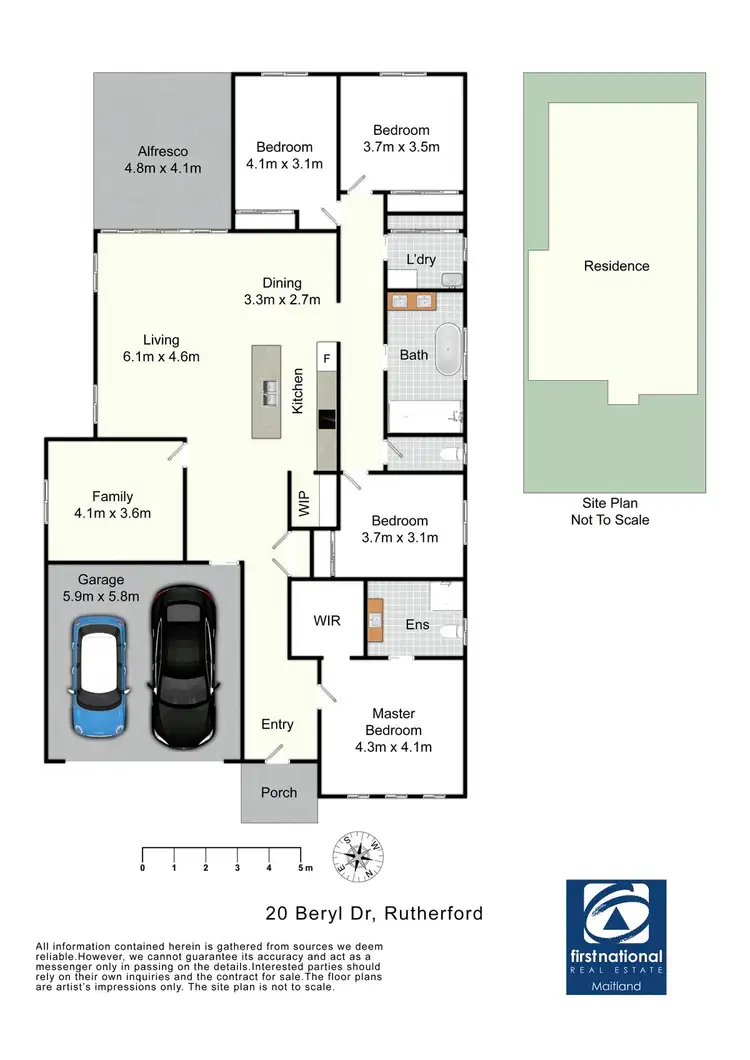 Floorplan of Homely house listing, 20 Beryl Drive, Rutherford NSW 2320