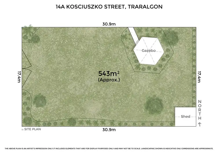 Floorplan of Homely land listing, 14A Kosciuszko Street, Traralgon VIC 3844