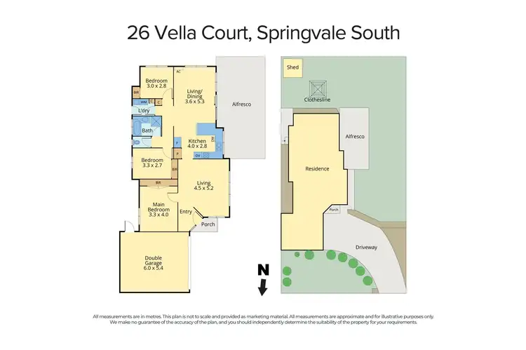 Floorplan of Homely house listing, 26 VELLA COURT, Springvale South VIC 3172