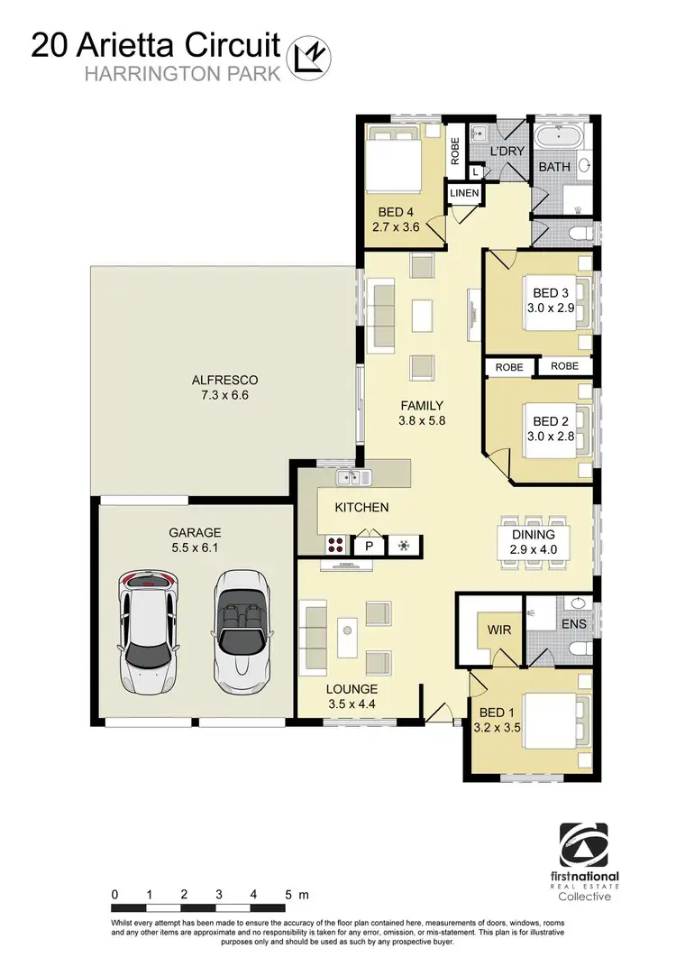 Floorplan of Homely house listing, 20 Arietta Circuit, Harrington Park NSW 2567