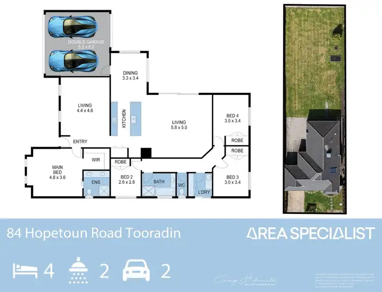 Floorplan of Homely house listing, 84 Hopetoun Road, Tooradin VIC 3980