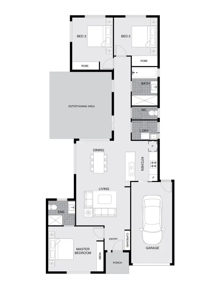 Floorplan of Homely house listing, 22 Eric De Salis Street, Macgregor ACT 2615
