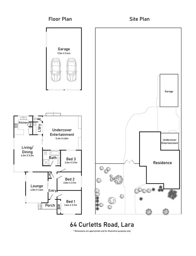 Floorplan of Homely house listing, 64 Curletts Road, Lara VIC 3212