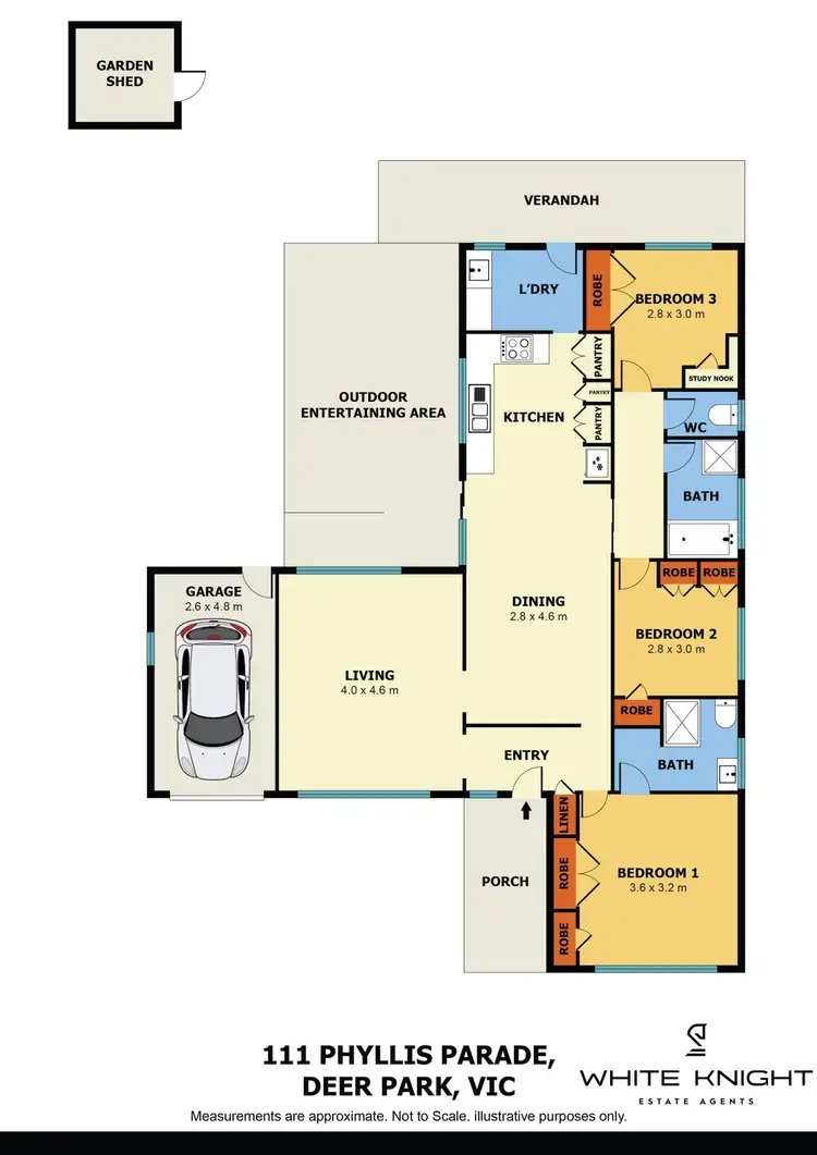 Floorplan of Homely house listing, 111 Phyllis Parade, Deer Park VIC 3023