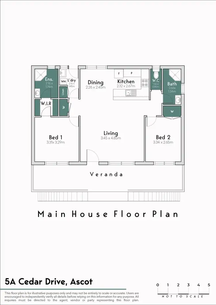 Floorplan of Homely house listing, 5A Cedar Drive, Ascot VIC 3551