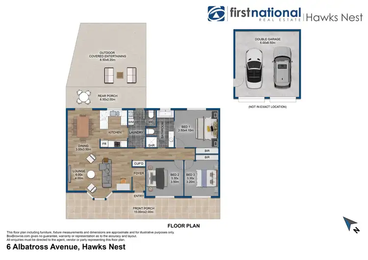Floorplan of Homely house listing, 6 Albatross Avenue, Hawks Nest NSW 2324