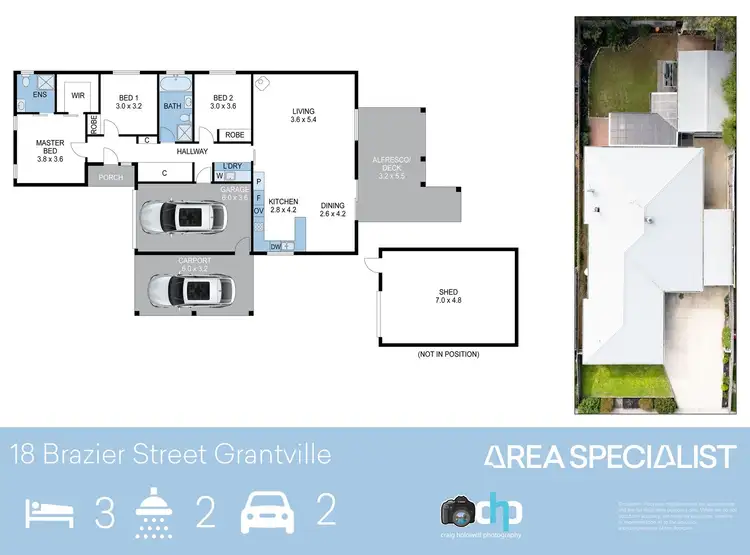 Floorplan of Homely house listing, 18 Brazier Street, Grantville VIC 3984