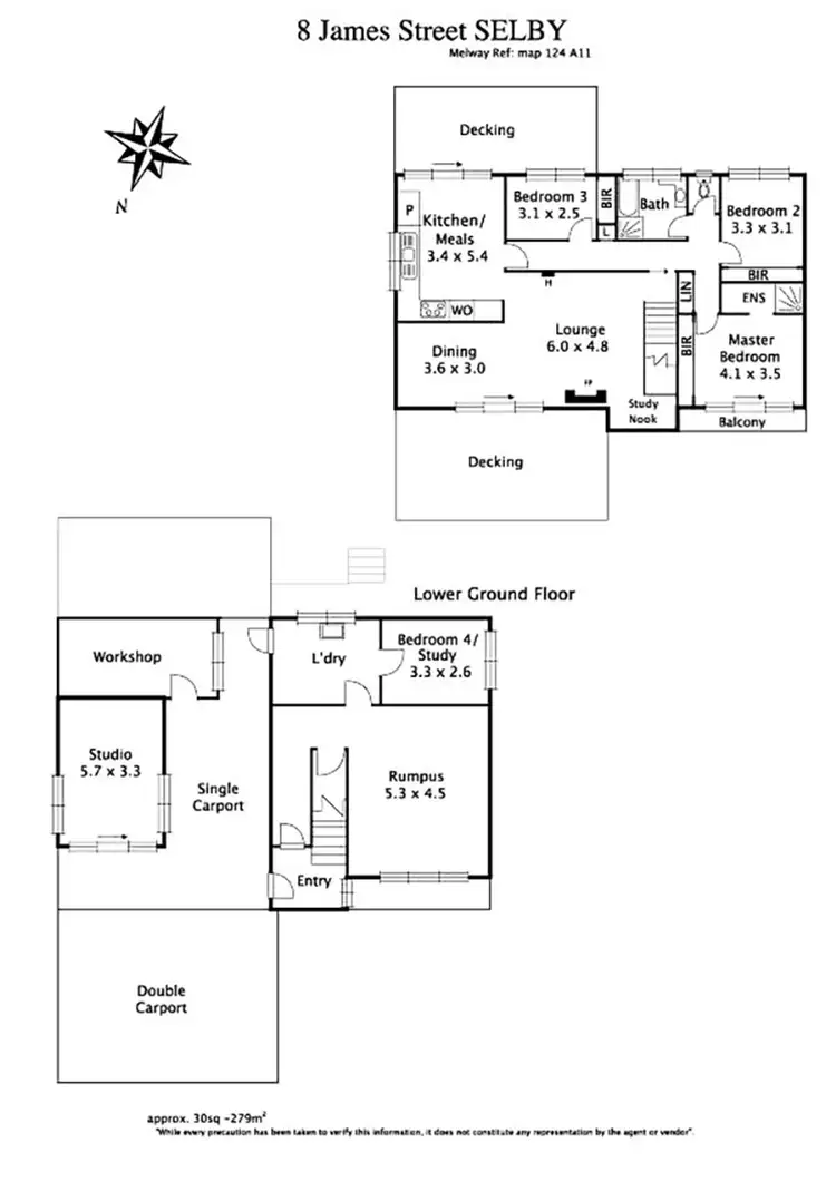 Floorplan of Homely house listing, 8 James Street, Selby VIC 3159
