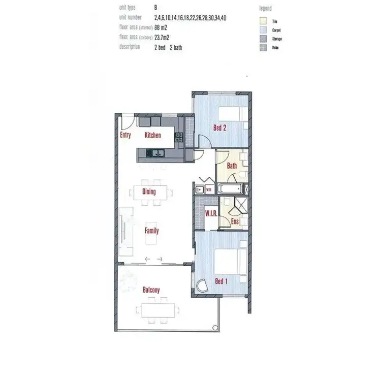 Floorplan of Homely unit listing, 26/52 Bestman Avenue, Bongaree QLD 4507