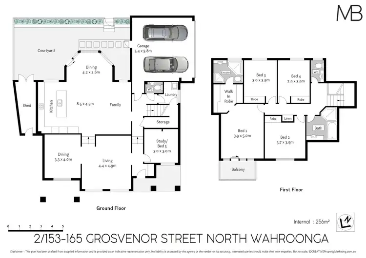 Floorplan of Homely house listing, House 2/153 Grosvenor Street, Wahroonga NSW 2076