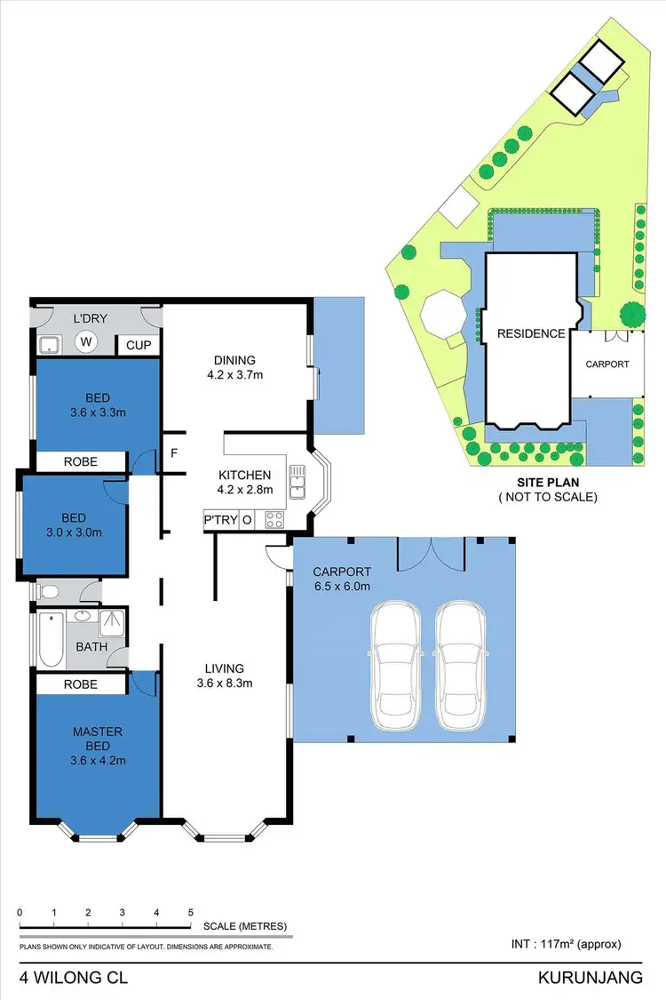 Floorplan of Homely house listing, 4 WILONG CLOSE, Kurunjang VIC 3337