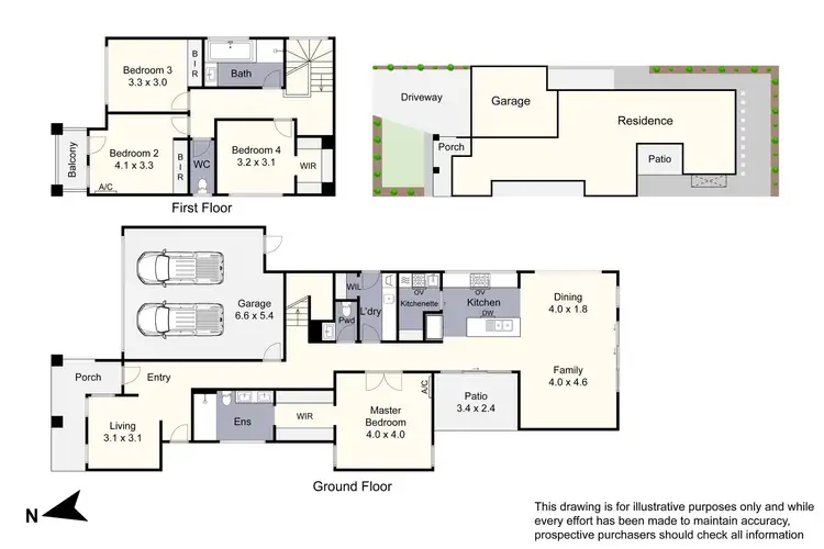 Floorplan of Homely house listing, 19 Petunia Drive, Keysborough VIC 3173