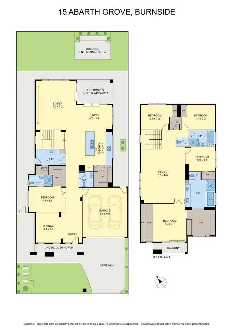 Floorplan of Homely house listing, 15 Abarth Grove, Burnside VIC 3023