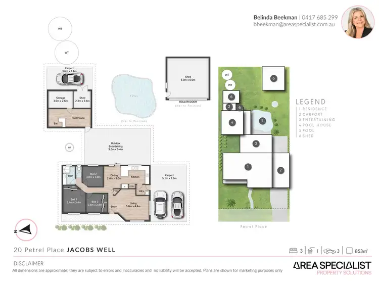 Floorplan of Homely house listing, 20 Petrel Place, Jacobs Well QLD 4208