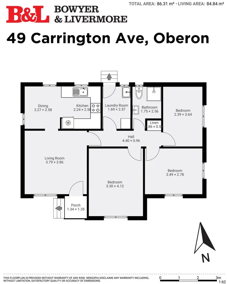 Floorplan of Homely house listing, 49 Carrington Avenue, Oberon NSW 2787