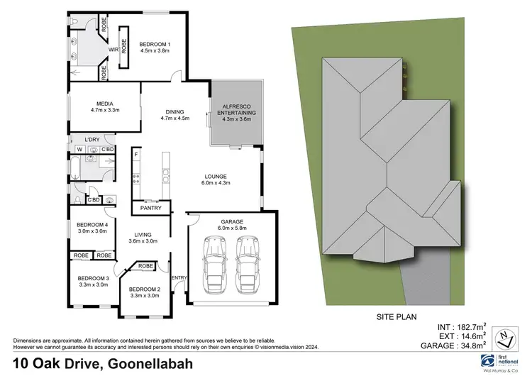 Floorplan of Homely house listing, 10 Oak Drive, Goonellabah NSW 2480