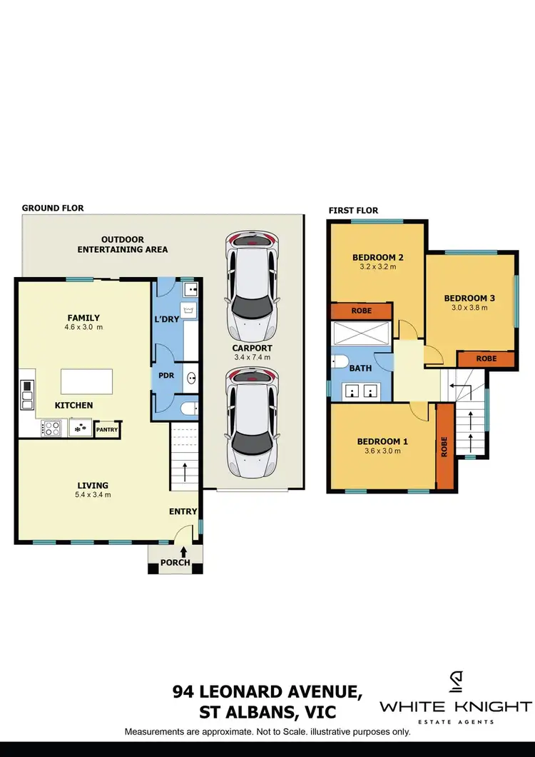 Floorplan of Homely house listing, 94 Leonard Avenue, St Albans VIC 3021