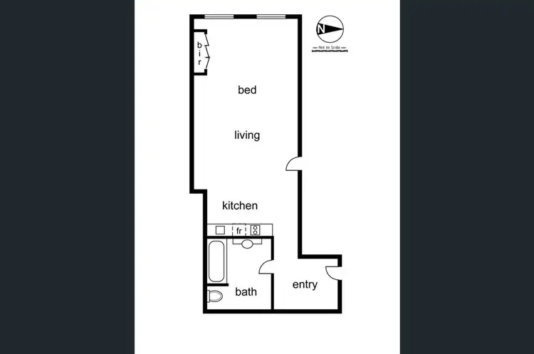 Floorplan of Homely apartment listing, 806/60 Market Street, Melbourne VIC 3000