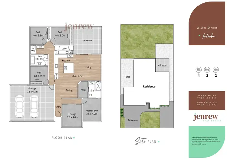 Floorplan of Homely house listing, 2 Elm Street, Latrobe TAS 7307