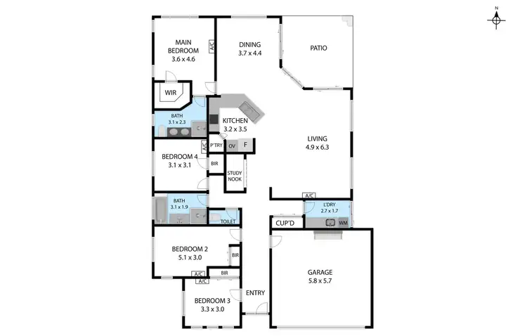 Floorplan of Homely house listing, 7 Friarbird Avenue, Bohle Plains QLD 4817