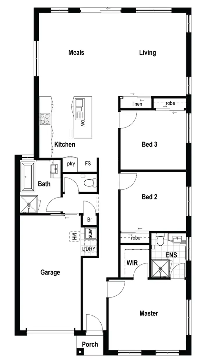 Floorplan of Homely house listing, Address available on request