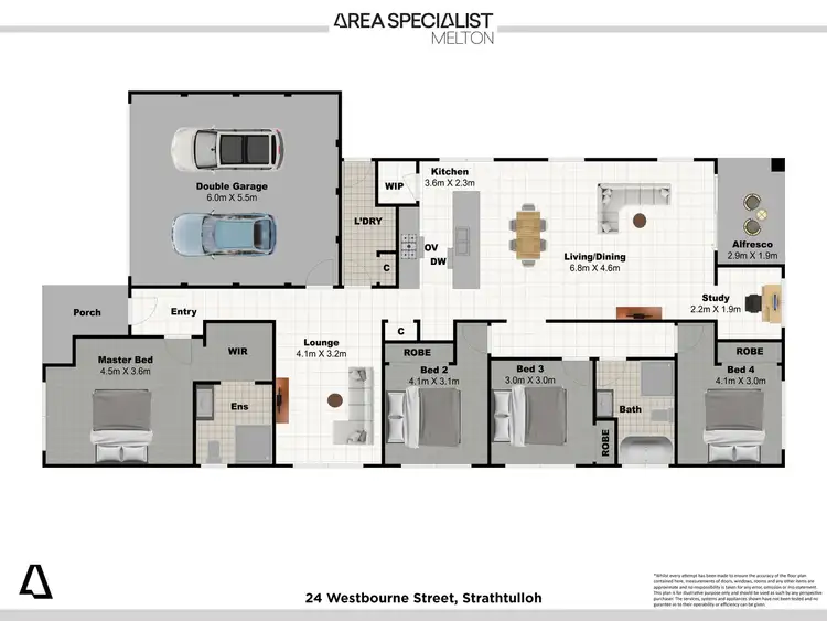 Floorplan of Homely house listing, 24 WESTBOURNE STREET, Strathtulloh VIC 3338