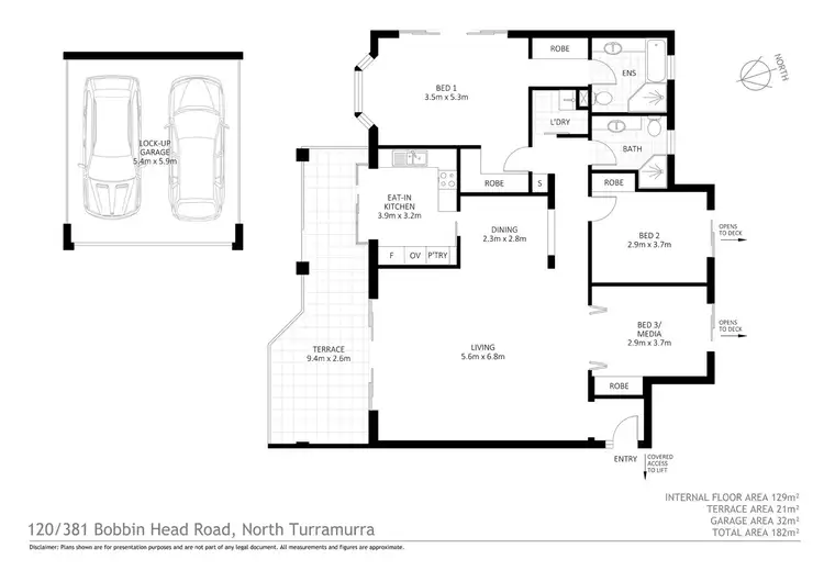 Floorplan of Homely apartment listing, 120/381 Bobbin Head Road, North Turramurra NSW 2074