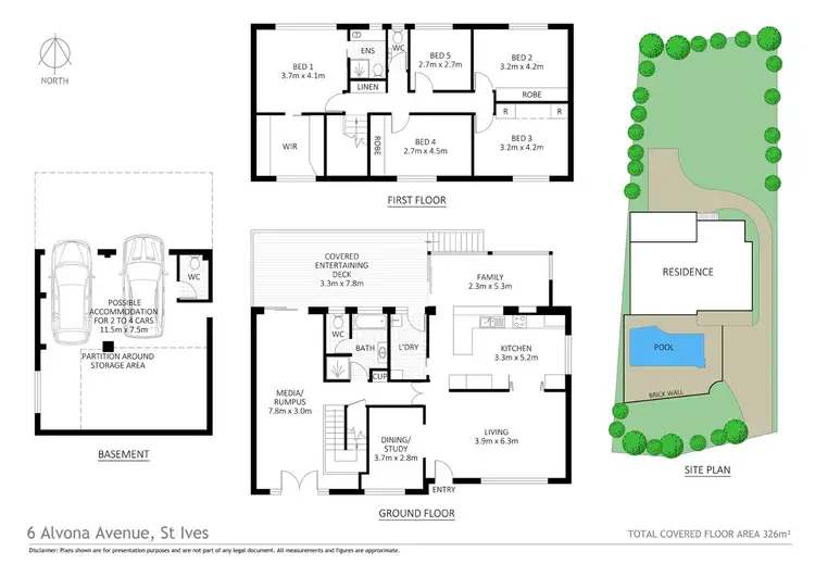 Floorplan of Homely house listing, 6 Alvona Avenue, St Ives NSW 2075